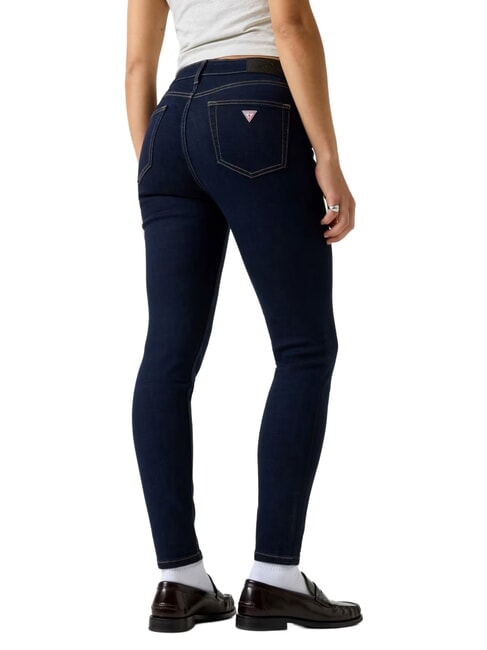 HIGH RISE vaqueros ajustados en brillo de enjuague oscuro - Jeans
