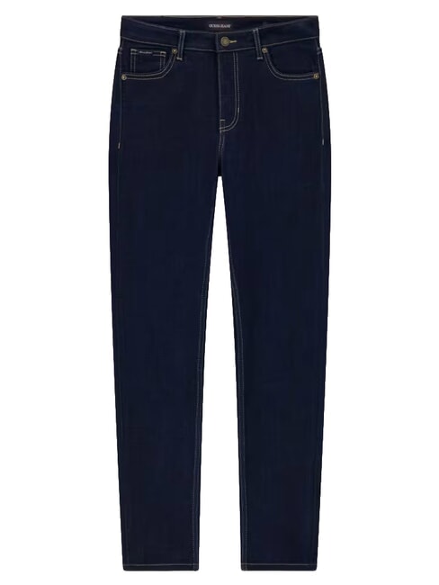HIGH RISE vaqueros ajustados en brillo de enjuague oscuro - Jeans