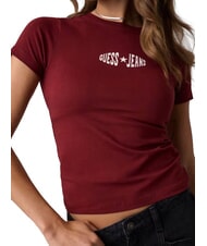 GUESS JEANS PRINT SLIM Camiseta de manga corta de corte ajustado tinto de vi&ntilde;edo - camiseta - 4