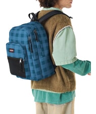EASTPAK PINNACLE Mochila azul a cuadros - Mochilas Escuela & Tiempo Libre - 2