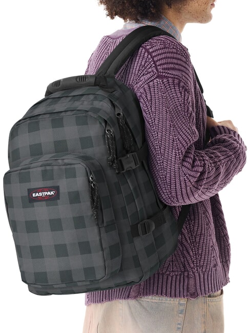 PROVIDER Mochila para port&aacute;til 15 " gris a cuadros - Mochilas Escuela & Tiempo Libre