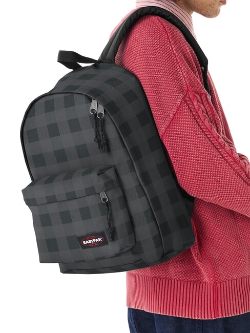 OUT OF OFFICE Mochila para port&aacute;til de 13 " gris a cuadros - Mochilas Escuela & Tiempo Libre