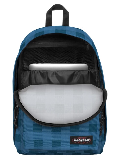 OUT OF OFFICE Mochila para port&aacute;til de 13 " azul a cuadros - Mochilas Escuela & Tiempo Libre