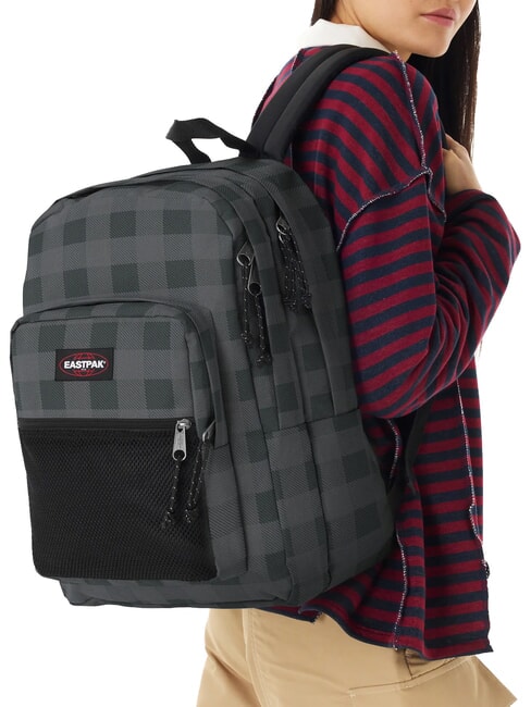 PINNACLE Mochila gris a cuadros - Mochilas Escuela & Tiempo Libre