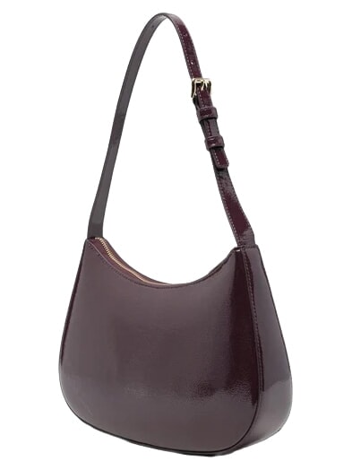 MARGOT Bolso de hombro de piel charol. floraci&oacute;n invernal - Bolsos Mujer