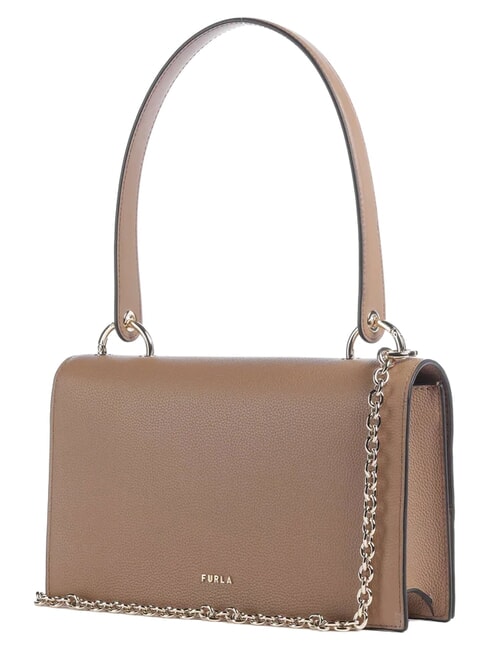 AMELIA Bolso de hombro de piel con correa para el hombro. caramelo - Bolsos Mujer