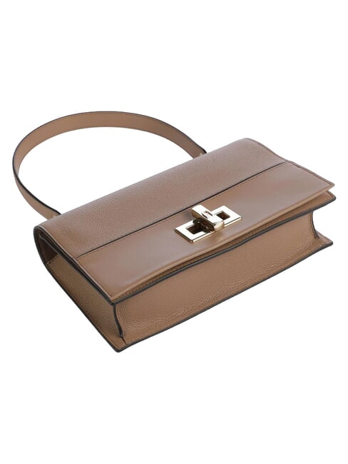 AMELIA Bolso de hombro de piel con correa para el hombro. caramelo - Bolsos Mujer
