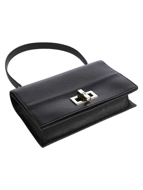 AMELIA Bolso de hombro de piel con correa para el hombro. negro - Bolsos Mujer