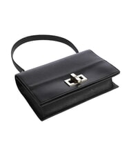 FURLA AMELIA Bolso de hombro de piel con correa para el hombro. negro - Bolsos Mujer - 4