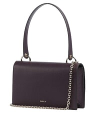 FURLA AMELIA Bolso de hombro de piel con correa para el hombro. floraci&oacute;n invernal - Bolsos Mujer - 3