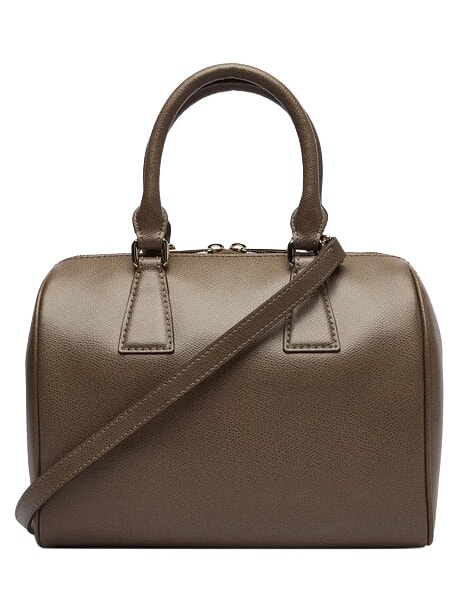 OLIVIA Bolso de mano con correa para el hombro gris lodoso - Bolsos Mujer