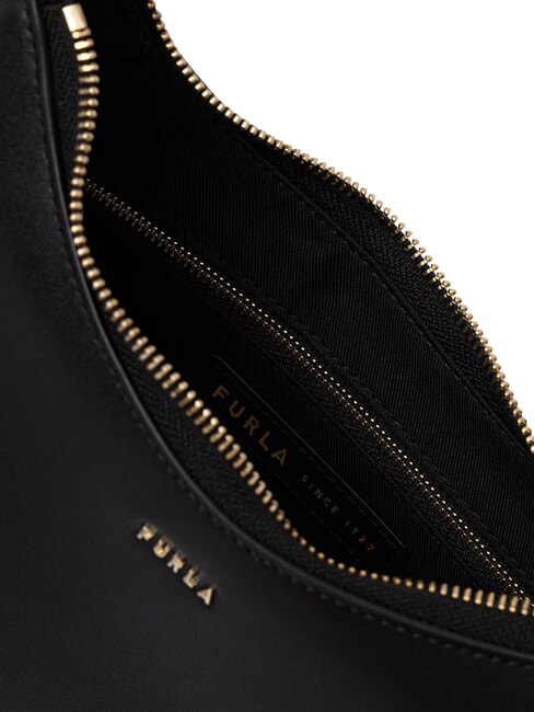 MARGOT Bolso de hombro de piel negro - Bolsos Mujer