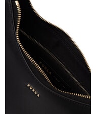 FURLA MARGOT Bolso de hombro de piel negro - Bolsos Mujer - 5