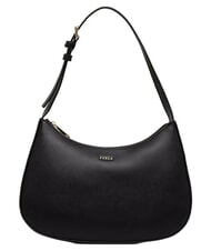 FURLA MARGOT Bolso de hombro de piel negro - Bolsos Mujer - 6