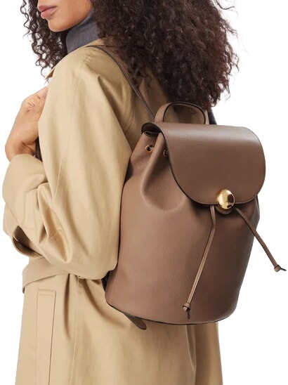 MOONLIGHT Mochila de cuero manzana roja - Bolsos Mujer