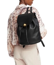 FURLA MOONLIGHT Mochila de cuero negro - Bolsos Mujer - 2
