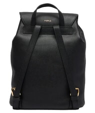 FURLA MOONLIGHT Mochila de cuero negro - Bolsos Mujer - 4