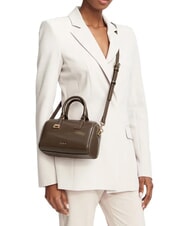 FURLA OLIVIA Bolso de piel con correa para el hombro gris lodoso - Bolsos Mujer - 2