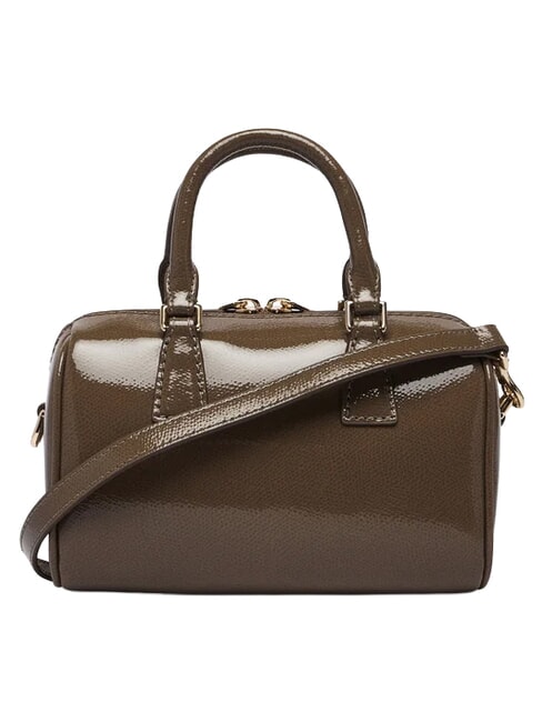 OLIVIA Bolso de piel con correa para el hombro gris lodoso - Bolsos Mujer