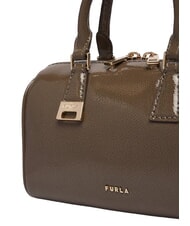 FURLA OLIVIA Bolso de piel con correa para el hombro gris lodoso - Bolsos Mujer - 5