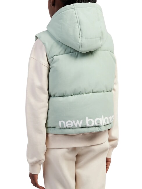BAFFLE Chaqueta sin mangas con capucha mosaico verde - Chaquetas de beb&eacute;