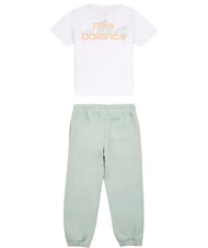NEW BALANCE FLORAL LOGO Conjunto de camiseta y pantal&oacute;n de ch&aacute;ndal - Ch&aacute;ndales para ni&ntilde;os