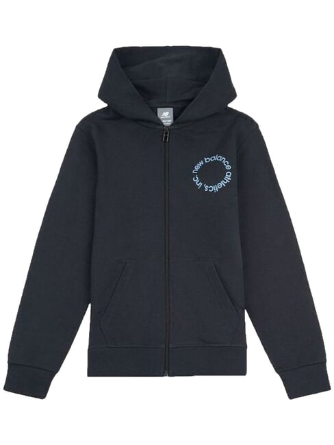 CIRCULAR LOGO Sudadera infantil con cremallera completa caviar nb - Sudadera Beb&eacute;