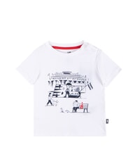NEW BALANCE STADIUM Conjunto para beb&eacute;: camiseta + pantal&oacute;n blanco brillante - Ch&aacute;ndales para ni&ntilde;os - 2