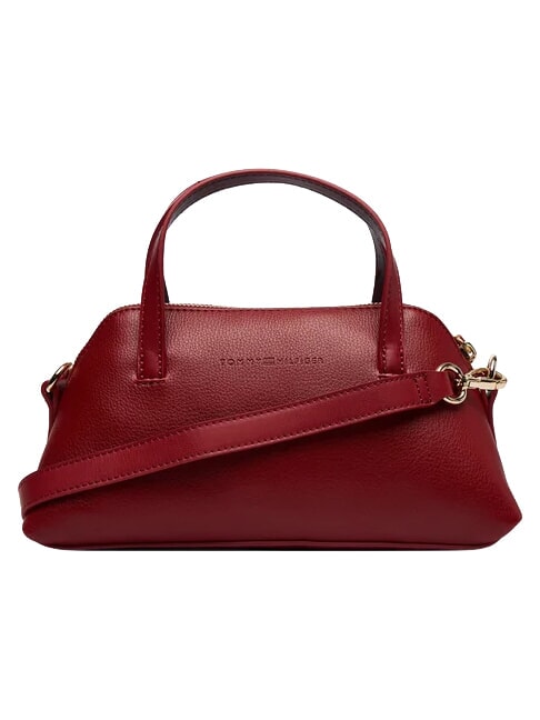 TH BUCKLE Bolso de mano con correa para el hombro. rojo oto&ntilde;al - Bolsos Mujer