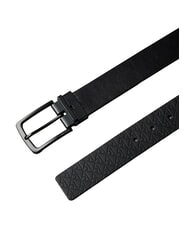 CALVIN KLEIN PIN BUCKLE Cintur&oacute;n de cuero negro/negro mate - Cinturones - 3