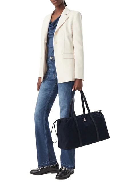 TH SOFT NYLON Bolso de hombro, extragrande espacio azul - Bolsos Mujer