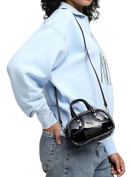 1976 MICRO GRIP Minibolso con correa para el hombro negro - Bolsos Mujer