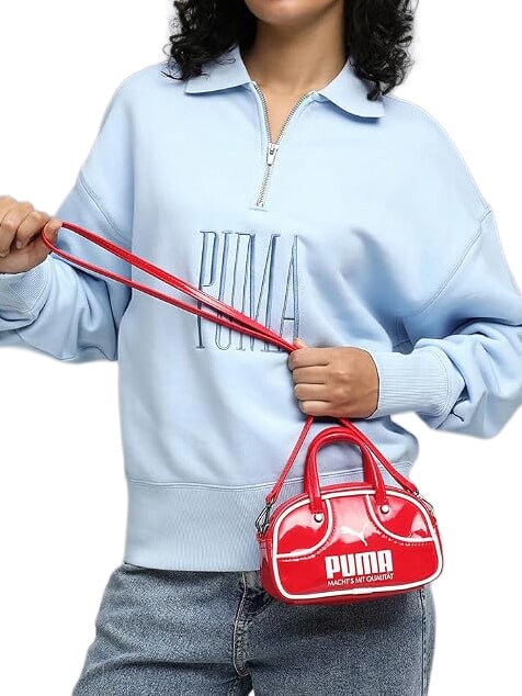 1976 MICRO GRIP Minibolso con correa para el hombro rojo para siempre - Bolsos Mujer
