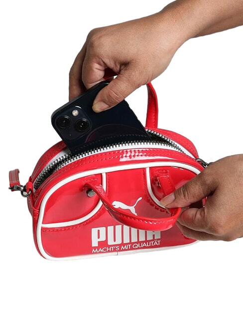 1976 MICRO GRIP Minibolso con correa para el hombro rojo para siempre - Bolsos Mujer