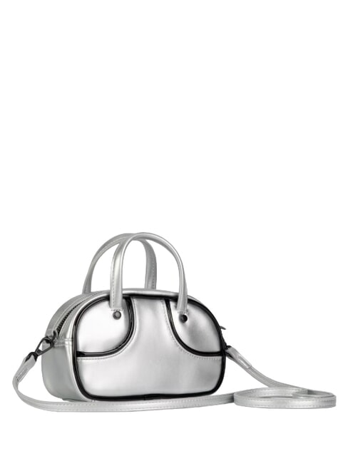 1976 METALLIC MICRO GRIP Minibolso con correa para el hombro gris glacial-negro - Bolsos Mujer