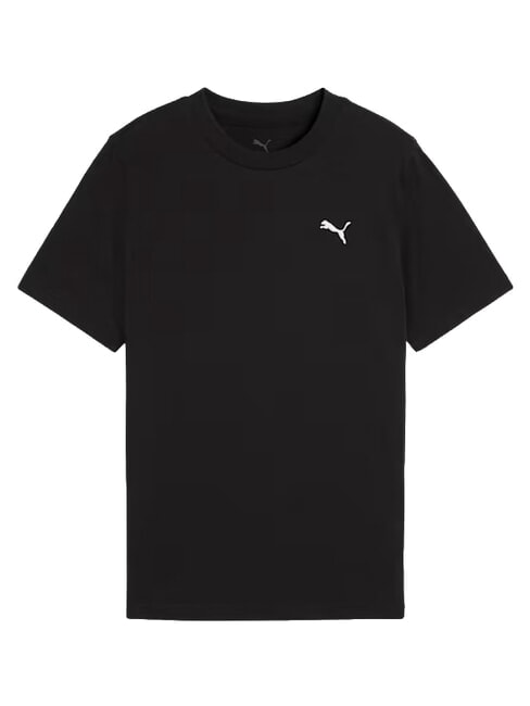 WARDROBE ESS Camiseta de manga corta, de algod&oacute;n puro. negro - Camiseta ni&ntilde;o