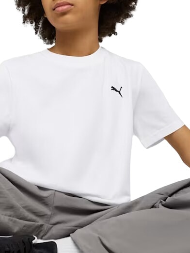 WARDROBE ESS Camiseta de manga corta, de algod&oacute;n puro. blanco - Camiseta ni&ntilde;o