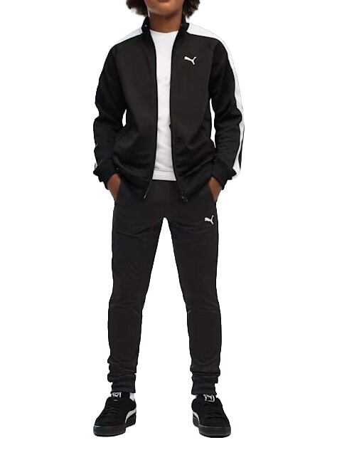 T7 ALWAYS ON Ch&aacute;ndal con sudadera y cremallera negro - Ch&aacute;ndales para ni&ntilde;os