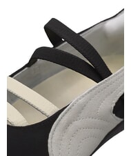 PUMA SPEEDCAT BALLET SD JR bailarinas de cuero blanco-negro-blanco c&aacute;lido - Zapatos de beb&eacute; - 6