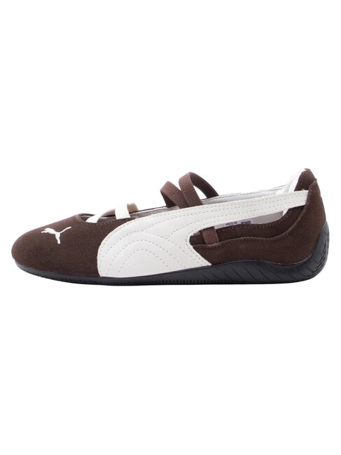 SPEEDCAT BALLET SD JR bailarinas de cuero blanco brillante rosa - Zapatos de beb&eacute;