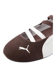 PUMA SPEEDCAT BALLET SD JR bailarinas de cuero blanco brillante rosa - Zapatos de beb&eacute; - 6