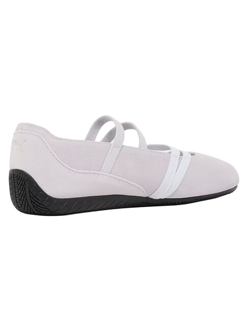 SPEEDCAT BALLET SD JR bailarinas de cuero blanco brillante rosa - Zapatos de beb&eacute;