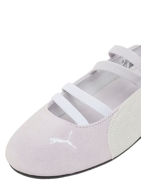 SPEEDCAT BALLET SD JR bailarinas de cuero blanco brillante rosa - Zapatos de beb&eacute;