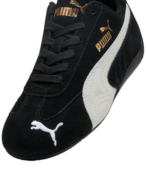 SPEEDCAT OG JR Zapatillas de cuero en blanco y negro - Zapatos de beb&eacute;