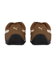 PUMA SPEEDCAT OG PS Zapatillas deportivas de piel mixta Marfil escarchado color caf&eacute; de alta gama - Zapatos de beb&eacute; - 4