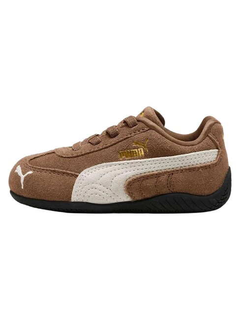 SPEEDCAT OG INF Zapatillas de primeros pasos Marfil escarchado color caf&eacute; de alta gama - Zapatos de beb&eacute;
