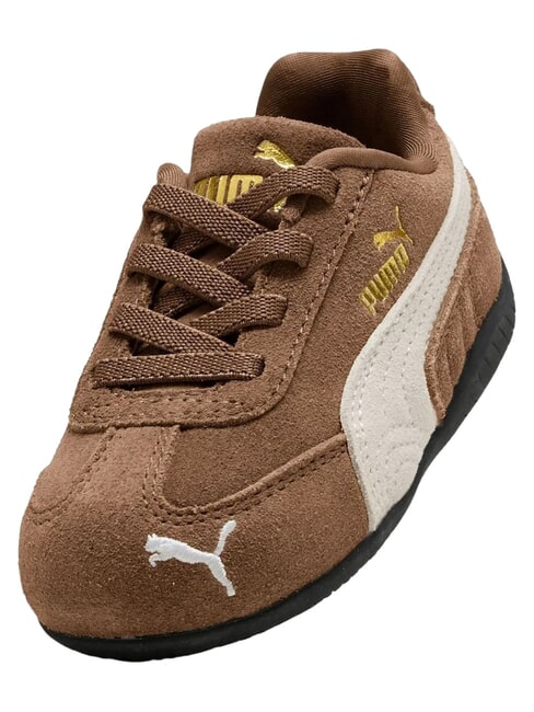 SPEEDCAT OG INF Zapatillas de primeros pasos Marfil escarchado color caf&eacute; de alta gama - Zapatos de beb&eacute;