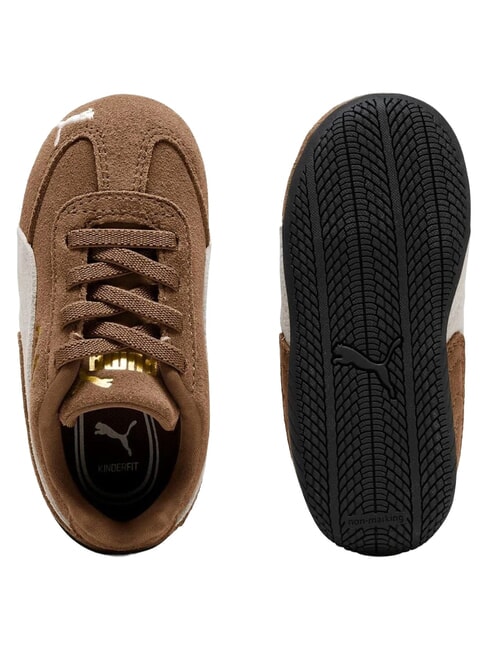SPEEDCAT OG INF Zapatillas de primeros pasos Marfil escarchado color caf&eacute; de alta gama - Zapatos de beb&eacute;