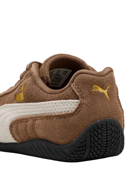 SPEEDCAT OG INF Zapatillas de primeros pasos Marfil escarchado color caf&eacute; de alta gama - Zapatos de beb&eacute;