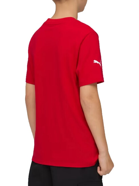 FERRARI Camiseta de algod&oacute;n de manga corta rojo de carreras - Camiseta ni&ntilde;o